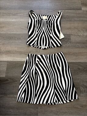 🆕Vintage Alberto Makali 2 piece zebra set